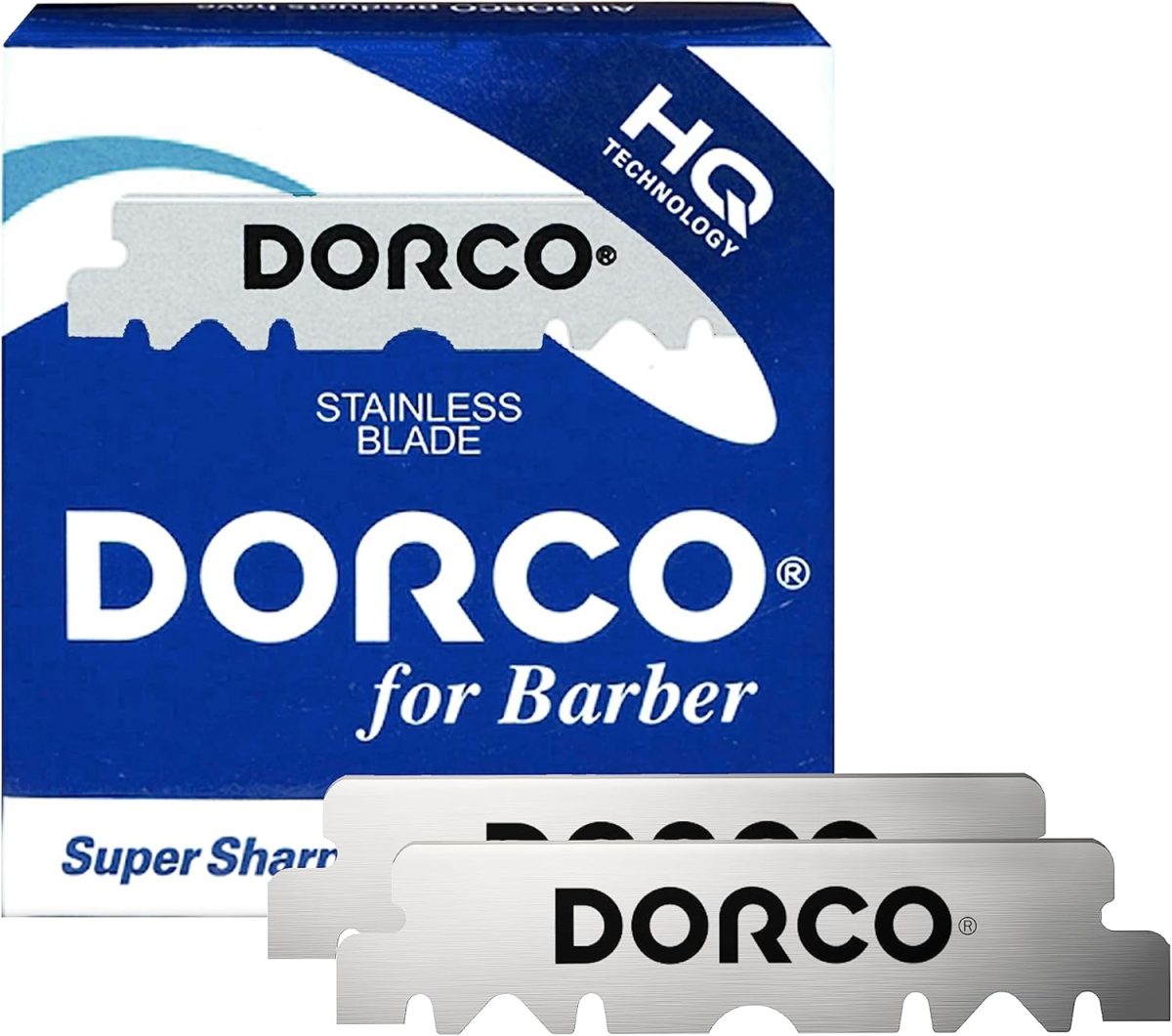 ⁦the shave factory Dorco Blades 100 Stainless Steel Single Edge Razor Blades⁩ - الصورة ⁦3⁩