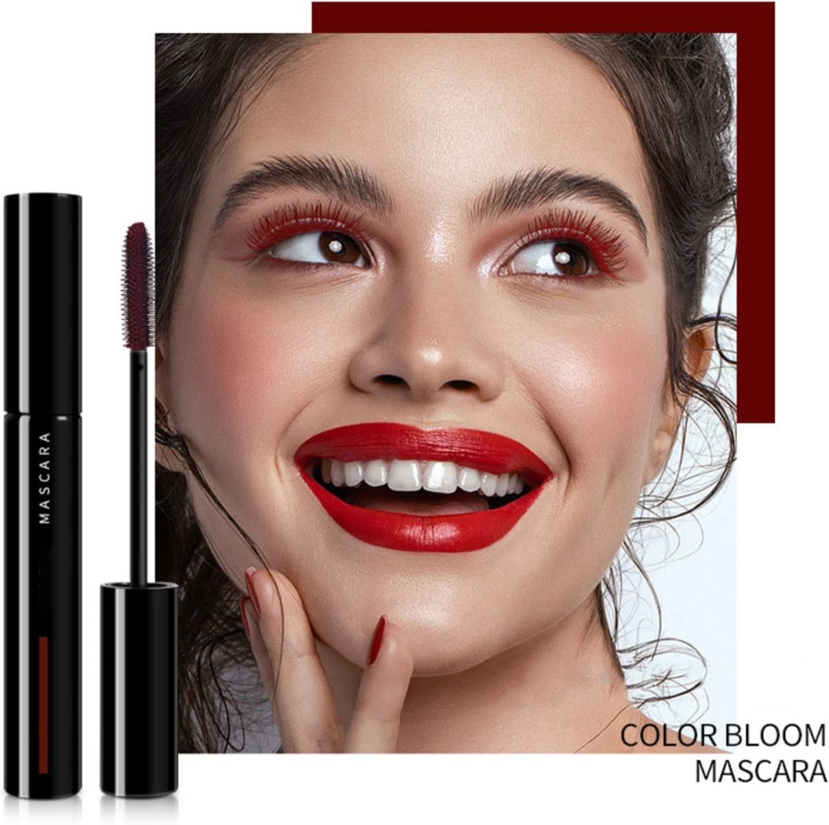 ⁦BeauFairy Mascara, 4 Colors, 3D Color Nature Mascara, Length Waterproof Definitiating, Volumizing False Lash Effect, Telescopic High Precision⁩ - الصورة ⁦2⁩
