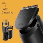 ⁦Braun BT3440 Beard Trimmer 3 With Precision Wheel, 4 Styling tools, 80 mins Runtime, Precise Styling at home, 40 length Settings - Black⁩ - الصورة ⁦8⁩