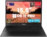Azeyou Laptop Computer,15.6" Laptop, Alder Lake-N95 Quad Core CPU(Up to 3.4GHz), 12GB RAM 256GB SSD,1080P FHD Laptop, Win11 Pro,Full Function Type-C,2.4G/5G WiFi, BT5.0,USB3.0, Black