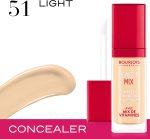 ⁦Bourjois Healthy Mix Anti-Fatigue Concealer. 51 Light. 10 ml– 0.34 Fl Oz⁩ - الصورة ⁦2⁩
