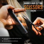 ⁦Utopia Care Hair Cutting and Hairdressing Scissors 6.5 Inch, Premium Stainless Steel shears with smooth Razor & Sharp Edge Blades, for Salons, Professional Barbers, Black⁩ - الصورة ⁦5⁩
