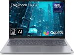 Lenovo ThinkBook 16 G7 16" FHD+ Business Laptop Computer, Intel 16-Core Ultra 7 155H (Beat i7-13705H), Arc Graphics, 64GB DDR5 RAM, 4TB PCIe SSD, WiFi 6E, Backlit Keyboard, Windows 11 Pro, AZ-XUT