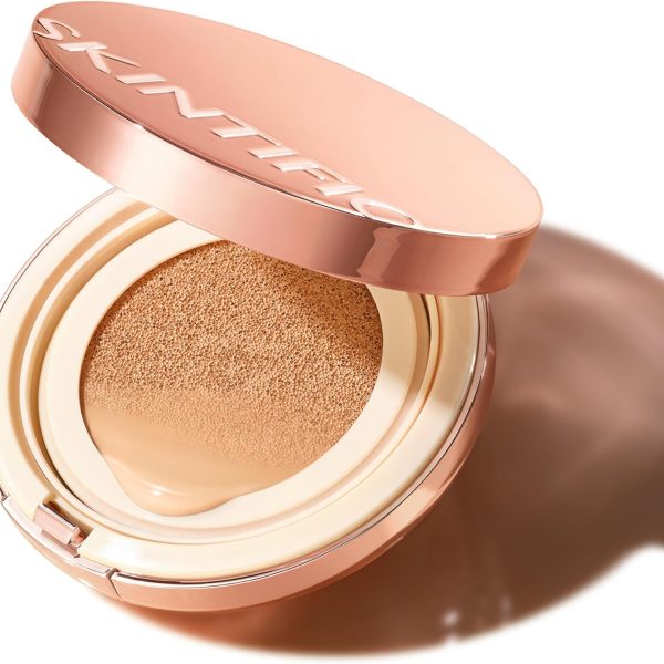 SKINTIFIC Cushion Foundation | Perfect Air Cushion | SPF 35 PA++++ | Oil-Control Waterproof Matte Finish Poreless Foundation