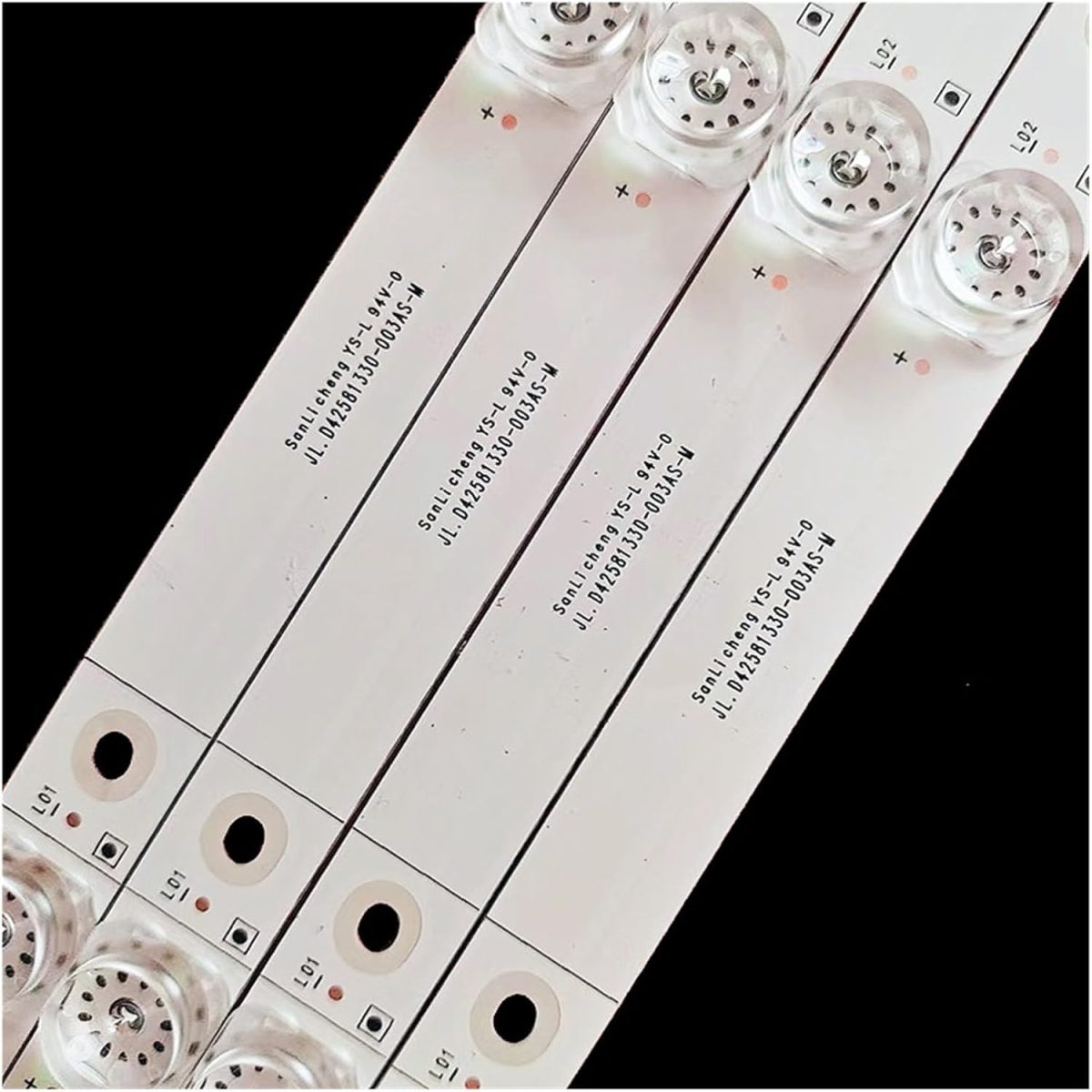 4pcs 779mm TV Backlight Strip for Hi.sen/se 43inch JL.D42581330-003AS-M 43R6E H43A6200 H43A6250 H43A6100 H43AE6100 43H6E 43H6080E