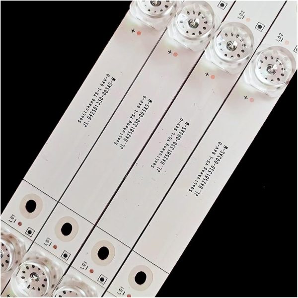 4pcs 779mm TV Backlight Strip for Hi.sen/se 43inch JL.D42581330-003AS-M 43R6E H43A6200 H43A6250 H43A6100 H43AE6100 43H6E 43H6080E