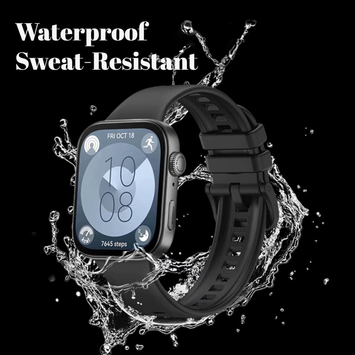 ⁦NESLIN Band Compatible with Huawei Watch Fit 4/4 Pro 2025/Fit 3 Strap with Colorful Buckle, Breathable Silicone Soft Band Comfortable Strap Replacement for Huawei Watch Fit 4/4 Pro Men Women⁩ - الصورة ⁦4⁩
