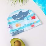 ⁦Emeralune Swimming Costume Kids One Piece Swimsuit Kid Swimwear Bathing Suit Surfing Swimming for Girl Boy(Blue, Size 90)⁩ - الصورة ⁦4⁩