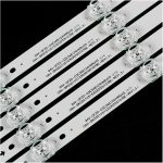 ⁦5pcs 1056mm Square Lens Led Backlight Strips for H.ai/er 55inch CRH-BK55S1U51S3030T05107BE HZ55A67 HZ55H55⁩ - الصورة ⁦3⁩