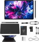 ⁦Oteeto TAB 17 Android Tablet, 11-inch Display, 8GB RAM, 512GB Storage, 8000mAh Battery, 5G Wi-Fi, with Keyboard Case & Stylus, Grey⁩ - الصورة ⁦4⁩