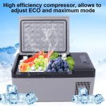 ⁦MXMMUB Portable Refrigerator, 16.5L Large Capacity Anti vibration Fridge Freezer Electric Cooler with Digital Temperature Control Panel, for Home Travel, Car, SUVs, Station Wagons⁩ - الصورة ⁦3⁩