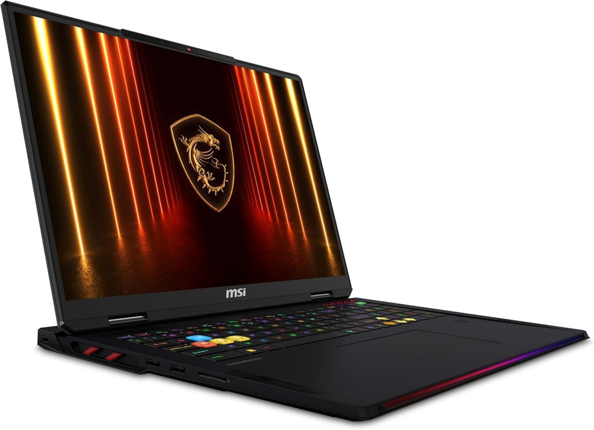 ⁦MSI Raider 18 HX AI A2XWJG-445CA 18" QHD+ 240Hz Gaming Laptop, Intel Core U9-285HX, RTX 5090, 64GB (32GB*2) DDR5 6400MHz Memory, 2TB Gen 5x4 NVMe PCIe SSD, Windows 11 Home⁩ - الصورة ⁦2⁩