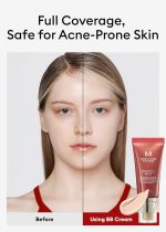 ⁦Missha M Perfect Cover BB Cream SPF 42 PA+++ (13 Bright Beige), Amazon Code Verified for Authenticity, 50ml, Concealing Blemishes, dark circles, UV Protection⁩ - الصورة ⁦4⁩