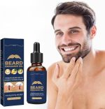 POSICHE Premium Beard Enhance Oil 30ml Nourishing Beard Oil, Intensive Beard Care, Strengthen Beard Roots, Moisturizing And Softening, Thickening Beard Elixir, Fast-Absorbing, Subtle Masculine Scent