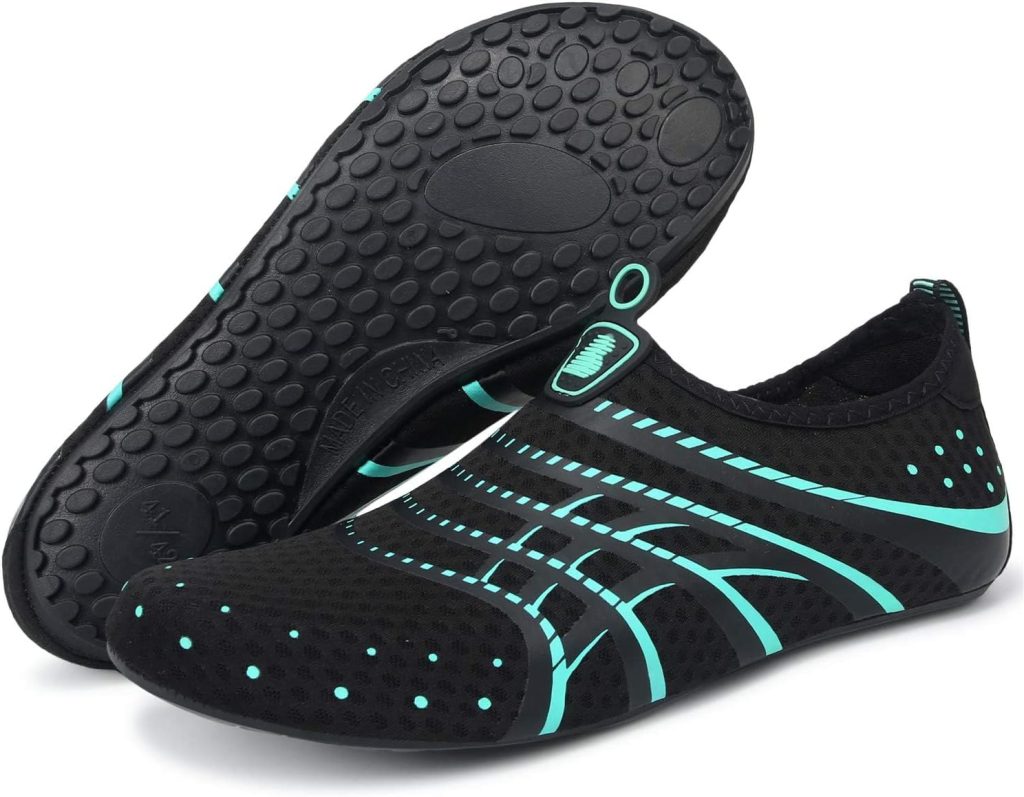 L-RUN Mens Womens Water Shoes Quick-Dry Barefoot Aqua Socks for Swim Beach Pool Surf Yoga