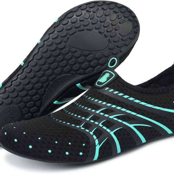 L-RUN Mens Womens Water Shoes Quick-Dry Barefoot Aqua Socks for Swim Beach Pool Surf Yoga