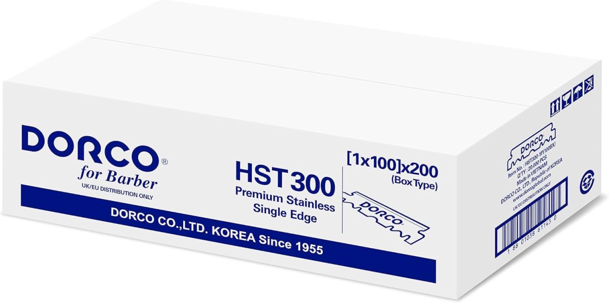 ⁦the shave factory Dorco Blades 100 Stainless Steel Single Edge Razor Blades⁩ - الصورة ⁦7⁩