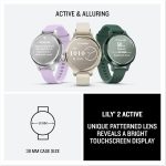 ⁦GARMIN LILY 2 ACTIVE LUNAR GOLD WITH BONE SILICONE BAND⁩ - الصورة ⁦7⁩