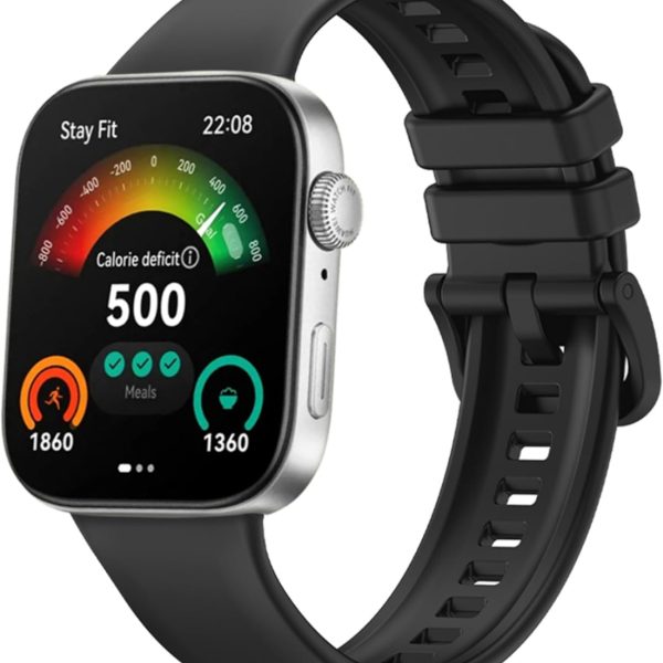 NESLIN Band Compatible with Huawei Watch Fit 4/4 Pro 2025/Fit 3 Strap with Colorful Buckle, Breathable Silicone Soft Band Comfortable Strap Replacement for Huawei Watch Fit 4/4 Pro Men Women