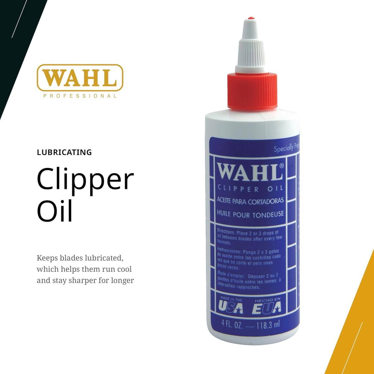 ⁦Wahl Professional Lubricating Oil For Clippers - 4floz⁩ - الصورة ⁦2⁩