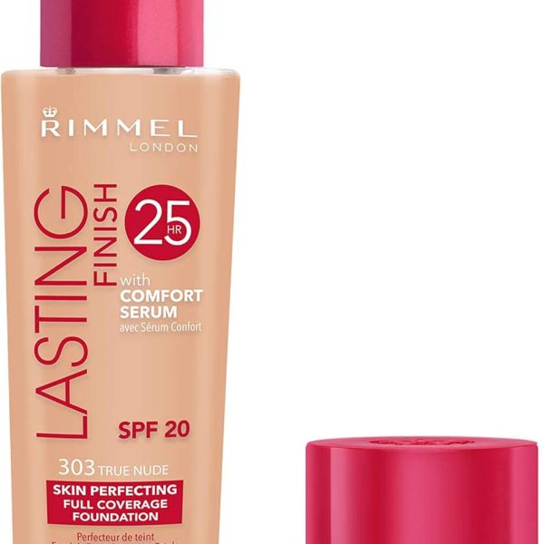 Rimmel London, Lasting Finish 25 Hour Foundation, True Nude, 30 ml