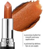 ⁦Avon Ultra Shimmer Lipstick Copper Sparkle, with a Moisture-retaining Formula for High Shine Shimmer⁩ - الصورة ⁦3⁩