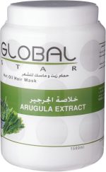 Global Star Arugula Extract Hot Oil Hair Mask, 1.5 Liter, Multicolour