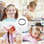 ⁦ToolHouse 1000pcs Black Elastic Hair Bands, Mini Soft No-Slip Rubber Ties for Braids, Ponytails, Wedding and Daily Hairstyles⁩ - الصورة ⁦3⁩