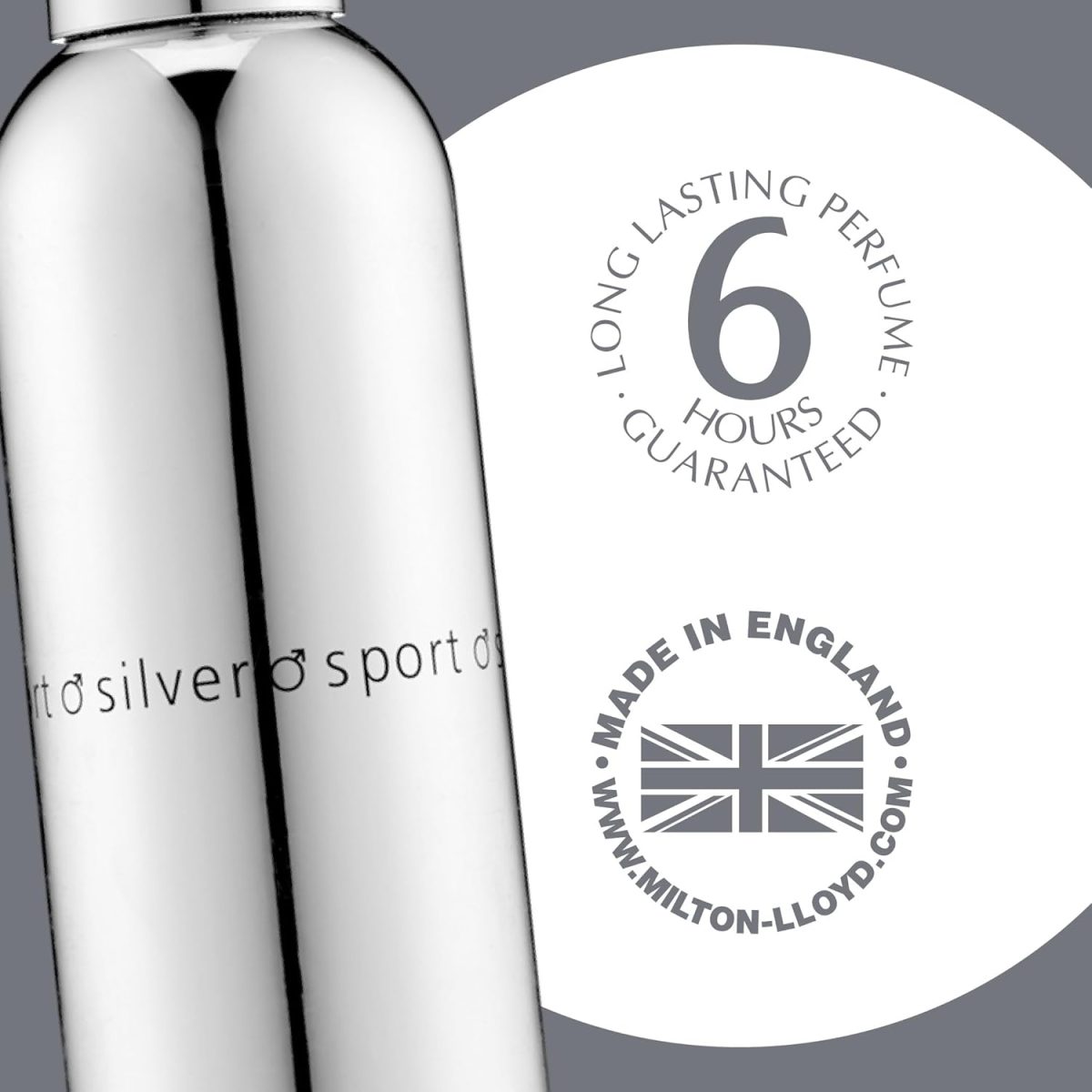 ⁦Colour Me Silver Sport - Fragrance For Men - 90mlEau De Parfum, By Milton-Lloyd, 01W1Chss⁩ - الصورة ⁦6⁩