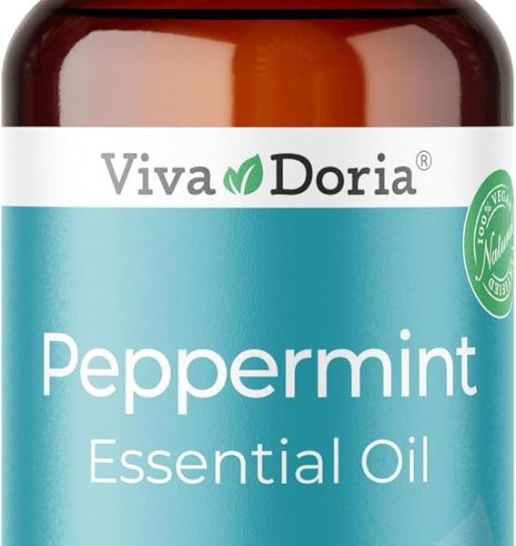 Viva Doria 100% Pure Northwest Peppermint Essential Oil, Undiluted, Food Grade, Steam Distilled, Made in USA, 30 mL (1 Fluid Ounce)