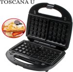 ⁦Sandwich Maker, Waffle Maker, Kurp Maker, Donut, Biscuit, Sandwich, Walnut Maker 7 in 1 Multifunctional Non-Stick Removable LED Indicator Lights, Auto Heating 800W R.217⁩ - الصورة ⁦4⁩