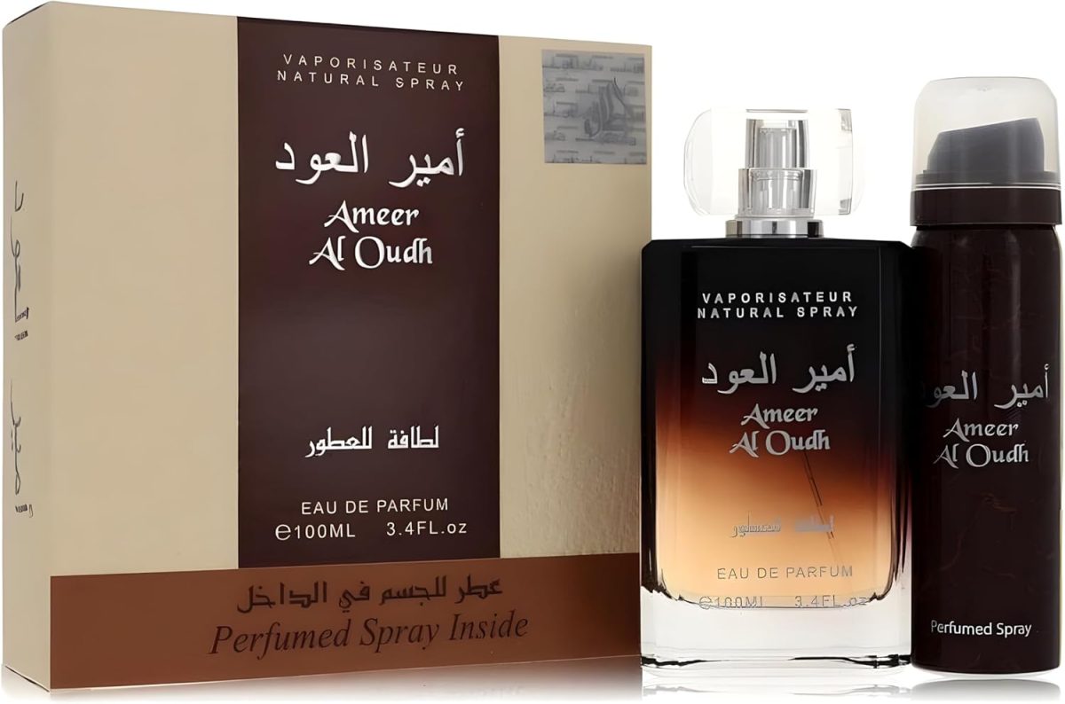⁦Ameer Al Oudh by Lattafa for Men & Women - Eau de Parfum, 100ml⁩ - الصورة ⁦2⁩