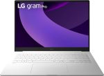 LG gram Pro 16-inch Thin and Lightweight Laptop Computer, AI-Enabled Intel Evo Edition Powered by Intel Core Ultra7(Series 2) 255H Processor, Windows 11 Home, 16GB RAM, 1TB SSD - Essence White