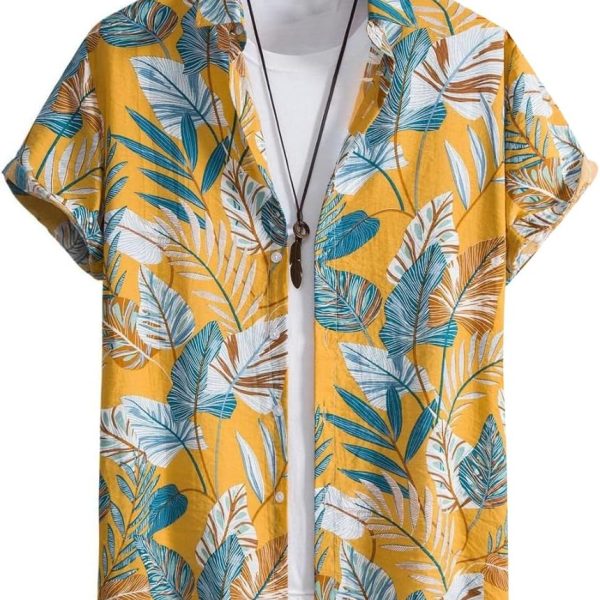 Leriya Fashion Shirts for Men || Soft Rayon Multi Printed Casual Shirts for Boys || Spread Collar || Short Sleeve || Summer Wear ||