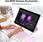 ⁦Android 13 Tablet, 10", 12GB RAM + 128GB ROM/1TB Expandable Tablet, 2024 Latest 2 in 1 Tablets with Keyboard Case, Capacitive Mouse, 2.0 Quad-core Processor, Quad-core Processor⁩ - الصورة ⁦7⁩