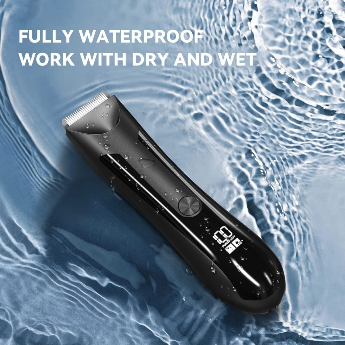 ⁦MAKINGTEC Electric Groin Body Hair Trimmer Ball Trimmer for Men USB Recharge Dock Cordless Use Fully Waterproof Replaceable Ceramic Blade Pubic Hair Trimmer Body Groomer Kit for Men⁩ - الصورة ⁦5⁩