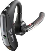 Plantronics - Voyager 5200 (Poly) - Bluetooth Over-the-Ear (Monaural) Headset - Compatible to connect to Cell Phones - Noise Canceling