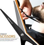 ⁦Utopia Care Hair Cutting and Hairdressing Scissors 6.5 Inch, Premium Stainless Steel shears with smooth Razor & Sharp Edge Blades, for Salons, Professional Barbers, Black⁩ - الصورة ⁦4⁩