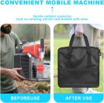 ⁦Jectse Slushie Machine Travel Bag, Oxford Cloth Portable Storage Bag with Shoulder Strap, Large Capacity Outdoor Drink Maker, Easy Carry for Cords, Straws, and Cup Lids⁩ - الصورة ⁦4⁩
