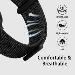 ⁦saykfoe 2 Pcs Nylon Replacement Strap for Huawei Watch Fit 3,Breathable watch strap,Quick Release Flexible Strap Compatible with Huawei Fit 3 Watch⁩ - الصورة ⁦3⁩