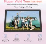 ⁦Android 13 Tablet, 10", 12GB RAM + 128GB ROM/1TB Expandable Tablet, 2024 Latest 2 in 1 Tablets with Keyboard Case, Capacitive Mouse, 2.0 Quad-core Processor, Quad-core Processor⁩ - الصورة ⁦5⁩