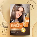 ⁦Kativa Premium Brazilian Straightening Kit - New Formula with Hyaluronic Acid - No-Rinse Serum⁩ - الصورة ⁦6⁩