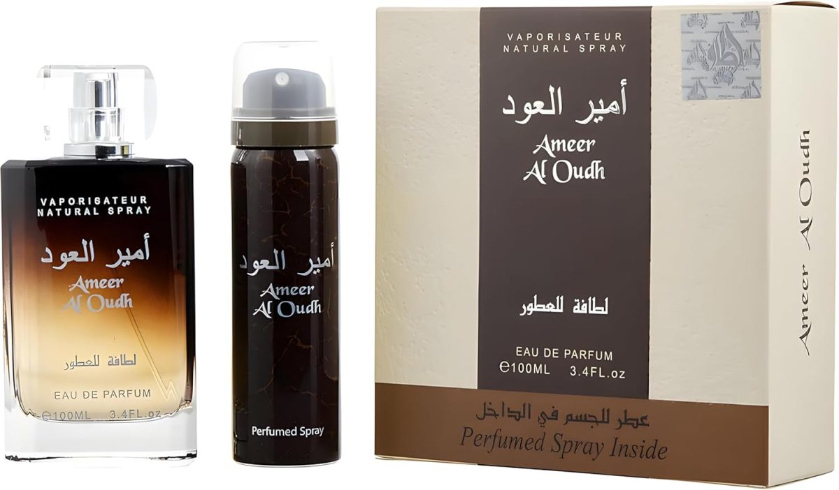 ⁦Ameer Al Oudh by Lattafa for Men & Women - Eau de Parfum, 100ml⁩ - الصورة ⁦3⁩