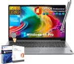 Lenovo IdeaPad 15.6" FHD Touchscreen Laptop for Business & Student, 12th Gen Intel 6-Core i3, 24GB RAM 1TB SSD, Lifetime Office License, Windows 11 Pro, SD Card Reader, Wi-Fi6, w/Lanbertent Stylus Pen
