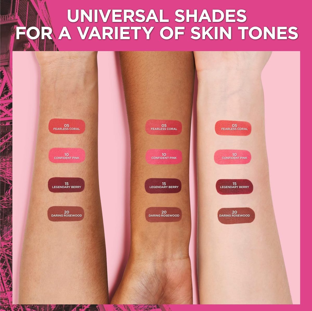 ⁦L'Oreal Paris Infallible Up to 24H Fresh Wear Soft Matte Blush, Blendable, Long-Lasting and Waterproof Cheek Make Up, Daring Rosewood 20, 0.31 Oz⁩ - الصورة ⁦6⁩