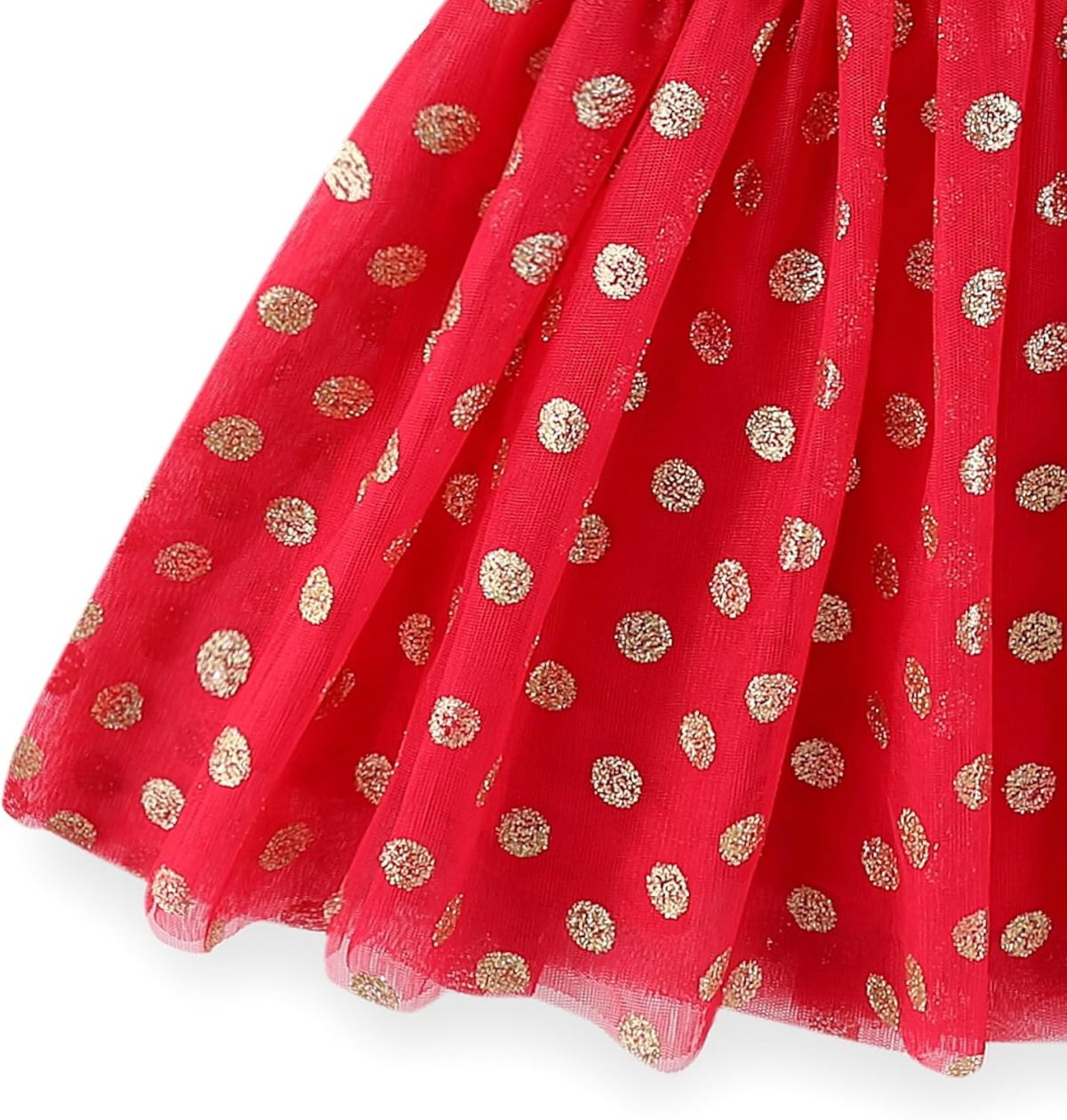 ⁦Disney Minnie Mouse Girls Cosplay Hooded Tulle Dress for Toddler to Big Kids⁩ - الصورة ⁦6⁩