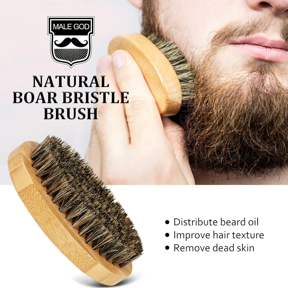 ⁦Gifts for Men, Beard Kit w/Handmade Beard Oil &Blam, Handmade Beard Brush &Comb, Anniversary &Birthday Gifts, Unique Gifts for Him Husband Boyfriend, Beard Care Kit for Daddy, Gifts for Men Dad⁩ - الصورة ⁦4⁩