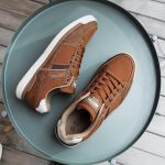 ⁦Arrigo Bello Sneakers Shoes for Men Casual Lace Up lightweight Sneaker Comfortable Leather Trainers Size 41-46⁩ - الصورة ⁦5⁩