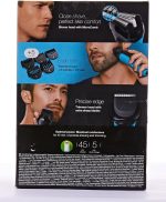 ⁦Braun Series 3 ProSkin Style & Shave Electric Shaver For Men With Precision Trimmer, Hair Clipper and 5 Combs, Wet & Dry, 100% Waterproof, 3010BT, Black/Blue Razor, Rated Which Great Value⁩ - الصورة ⁦9⁩