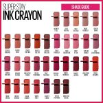 ⁦Maybelline New York SuperStay Ink Crayon Long Lasting Matte Lipstick With Built-in Sharpener, 145 Break The Ceiling, 0.04 Oz,1 Count (Pack of 1)⁩ - الصورة ⁦6⁩